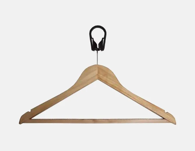 Coat Rail With Captive Hangers